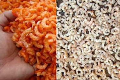 “Phù phép” tôm thối thành hải sản khô